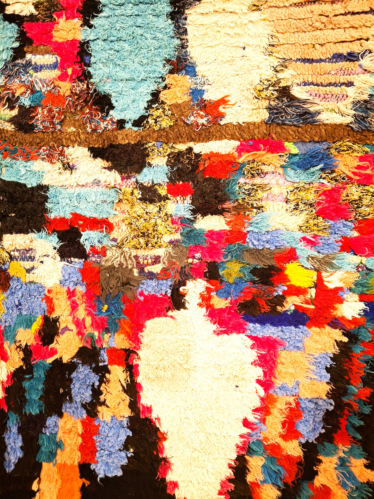 Azilal 002 – handmade Moroccan rug in recycled textile from Azilal, 2.80 × 1.30 m – view 8 of 8