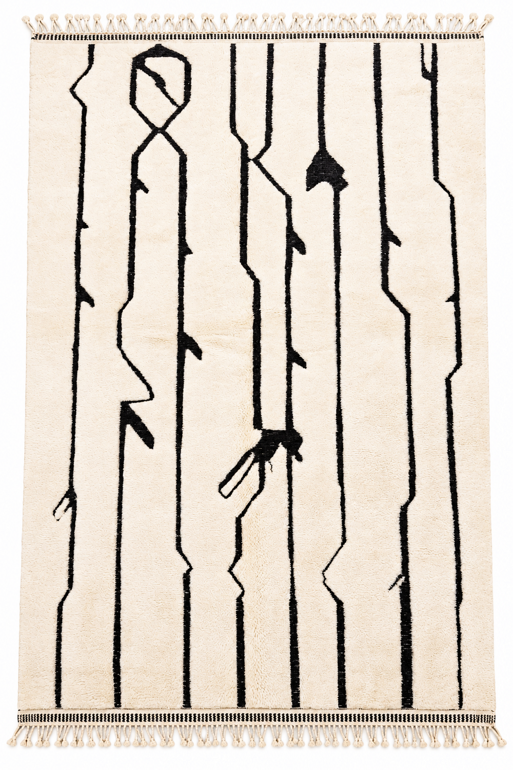 Mrirt Black & White Rugs