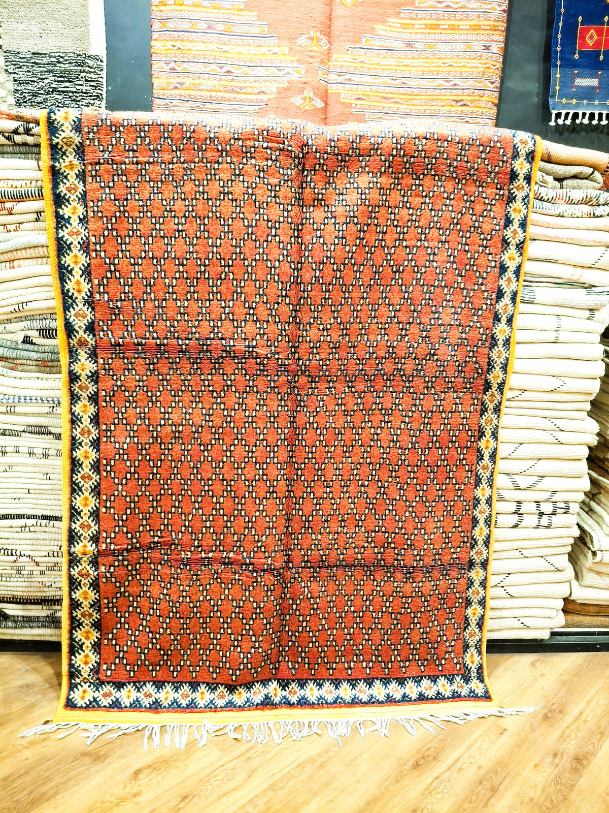 Vintage High Atlas 005 – handmade Moroccan wool rug from Taznakht, 2.53 × 1.58 m – view 2 of 8